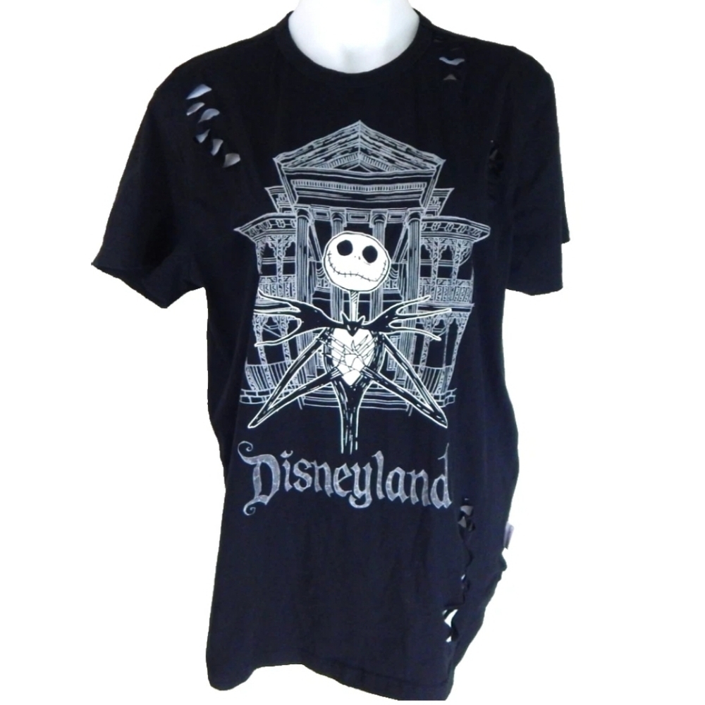 Our Universe Disneyland Jack Skellington Distressed Tee